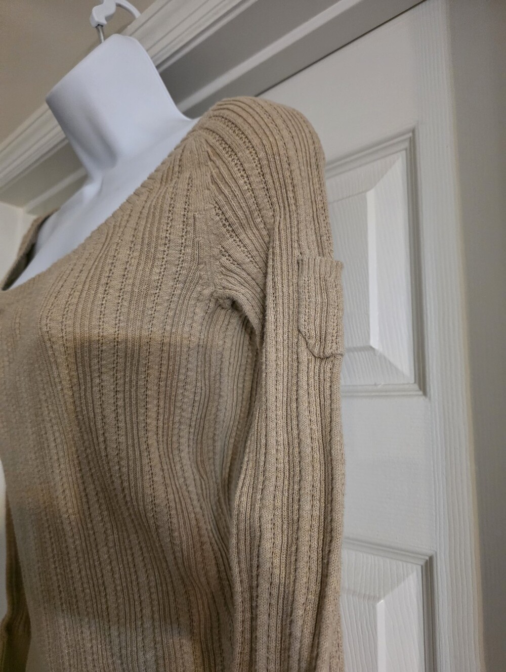 Late 2000s Old Navy Fitted Cotton Sweater-M - Picture 6 of 9